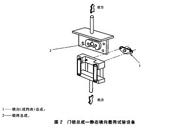 GB 15086-2006汽车门锁拉力试验机测试