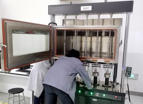 新品新闻：五工位电子蠕变持久强度试验机交付用户
